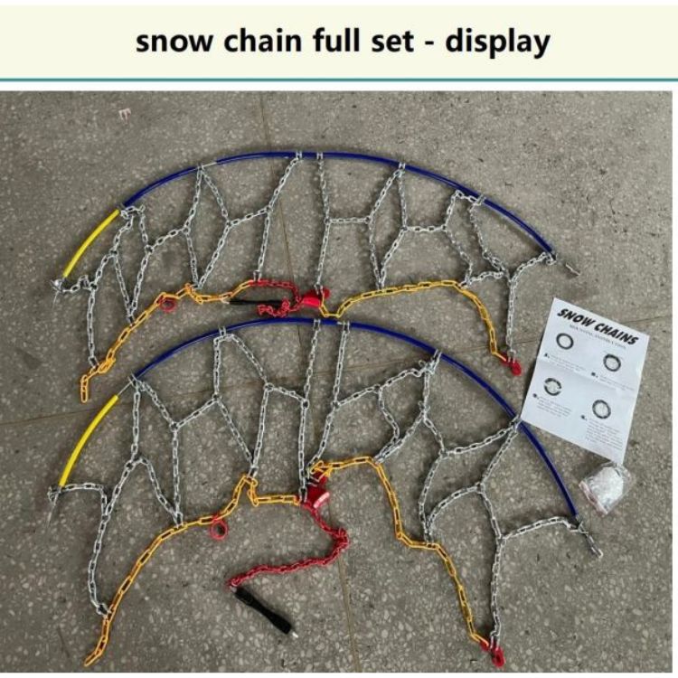 Rubber hook snow chains