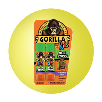 Gorilla Hot Glue Sticks 4 In. Full Size, 45 Count
